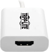 Tripp Lite USB C to HDMI Video Adapter Converter 4Kx2K M/F, Thunderbolt 3 Compatible, USB-C, USB Type-C, USB Type C, 6in (U444-06N-HD-AM) HDMI DP Alternate Mode