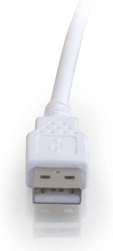 C2g/ cables to go C2G USB Short Extension Cable, USB Cable, USB A to A Cable, White, 3.28 Feet (1 Meter), Cables to Go 19003 USB A Male to A Female 3.3 Feet White
