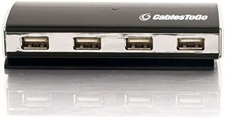 C2g/ cables to go C2G USB Hub, 4 Port USB Hub, Silver, Cables to Go 29508 USB 4 Port Hub Silver