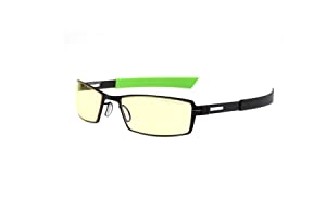 Gunnar optiks GUNNAR- Gaming Glasses for Kids (age 12+) - Blocks 65% Blue Light - MOBA Razer Edition, Onyx, Amber Tint