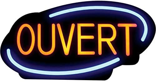 Royal Sovereign LED Open Sign, French