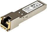 StarTech.com MSA Uncoded Compatible SFP Module - 1000BASE-TX - SFP to RJ45 Cat6/Cat5e - 1GE Gigabit Ethernet SFP - RJ-45 100m -(SFP1000TXST) 1000Base-TX Single