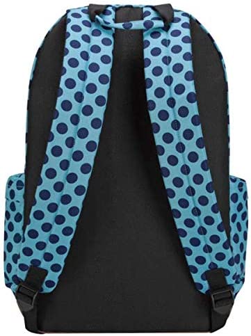 Targus Strata College and Commuter Backpack with Protective Sleeve for 15.6-Inch Laptop, Aqua &amp; Blue Dots (TSB93606GL) Strata Backpack Aqua &amp; Blue Dots