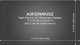 Targus ASF20W9USZ 20-Inch LCD Monitor Privacy Filter 20 inch Widescreen (16:9 Ratio)