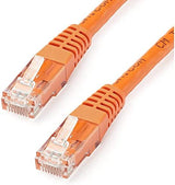 StarTech.com 20ft CAT6 Ethernet Cable - Orange CAT 6 Gigabit Ethernet Wire -650MHz 100W PoE++ RJ45 UTP Molded Category 6 Network/Patch Cord w/Strain Relief/Fluke Tested UL/TIA Certified (C6PATCH20OR) Orange 20 ft / 6 m 1 Pack