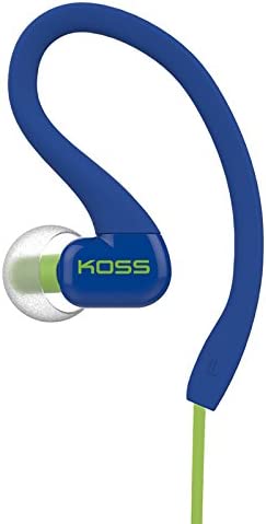 Koss KSC32i B Sport Clip Headphones, Blue