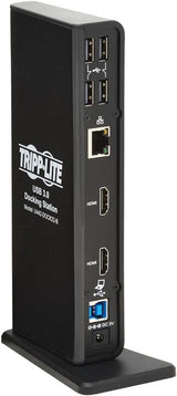 Tripp Lite Double Monitor USB-A/USB-C Dock Universal Laptop Docking Station Hub, HD 1080p @ 60 Hz, Two HDMI Ports, Six USB-A 3.2 Port Hub, Gigabit Ethernet Port, 1-Year Warranty (U442-DOCK22-B)