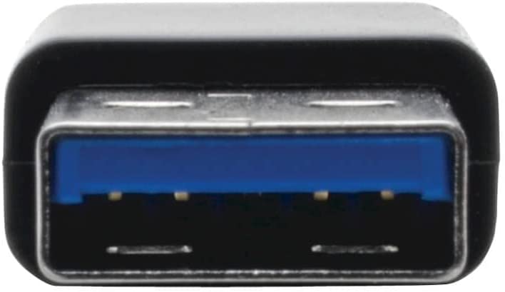 Tripp Lite USB 3.0 SuperSpeed to Gigabit Ethernet NIC Network Adapter 10/100/1000 Mbps(U336-000-R), Black 1-Port Black