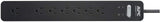 APC Surge Protector Power Strip, PE76, 1440 Joule, Flat Plug, 7 Outlet Strip Black