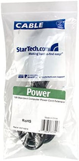 StarTech 10FT POWER CORD EXTENSION C14 TO C13