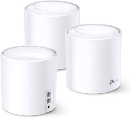 TP-Link Deco X60 WiFi 6 AX3000 Whole-Home Mesh Wi-Fi System, 3-Pack