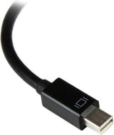 StarTech.com Mini DisplayPort to VGA Adapter - Active Mini DP to VGA Converter - 1080p Video - mDP or Thunderbolt 1/2 Mac/PC to VGA Monitor/Projector/Display - mDP 1.2 to VGA Dongle - Black (MDP2VGA2)