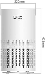 ULTIMA COSA Aria Fresca 300 Air Purifier White Cover 300 Sqft 3, Small