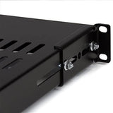 StarTech.com 1U Adjustable Vented Server Rack Mount Shelf - 175lbs - 19.5 to 38in Adjustable Mounting Depth Universal Tray for 19" AV/ Network Equipment Rack - 27.5in Deep (ADJSHELF) 175 lbs | Vented Shelf