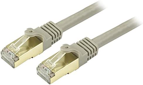StarTech.com 6 in CAT6a Ethernet Cable - 10 Gigabit Shielded Snagless RJ45 100W PoE Patch Cord - 10GbE STP Network Cable w/Strain Relief - Gray Fluke Tested/Wiring is UL Certified/TIA (C6ASPAT6INGR) 6in / 15cm Gray