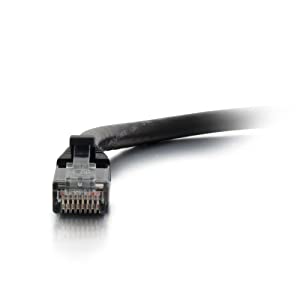C2g/ cables to go C2G 03986 Cat6 Cable - Snagless Unshielded Ethernet Network Patch Cable, Black (12 Feet, 3.65 Meters) UTP 12 Feet/ 3.65 Meters Black
