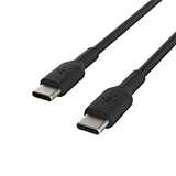 Belkin Boost Charge USB-C to USB-C Cable (USB Type-C Fast Charge Cable for Samsung, Pixel, iPad Pro and More) 2 m, Black USB-C to USB-C (PVC) 2 m Black