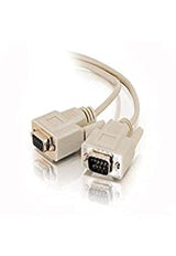 C2g/ cables to go C2G 02712 DB9 M/F Serial RS232 Extension Cable, Beige (10 Feet, 3.04 Meters)
