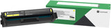 Lexmark C331HY0 H Yellow High Yield Return Program Print Cartridge Yellow 1 Pack