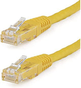 StarTech.com 15ft CAT6 Ethernet Cable - Yellow CAT 6 Gigabit Ethernet Wire -650MHz 100W PoE++ RJ45 UTP Molded Category 6 Network/Patch Cord w/Strain Relief/Fluke Tested UL/TIA Certified (C6PATCH15YL) Yellow 15 ft / 4.5 m 1 Pack