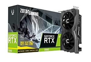 ZOTAC GeForce RTX 2060 12GB GDDR6 PCI Express 3.0 Video Card ZT-T20620F-10M