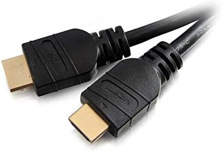 Ortronics inc C2G 41413 4K Active High Speed HDMI Cable, 4K 60Hz, in-Wall CL3-Rated, Black (25 Feet, 7.62 Meters)