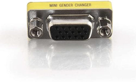 C2G/ Cables to Go 18962 VGA (HD15) F/F Mini Gender Changer (Coupler)
