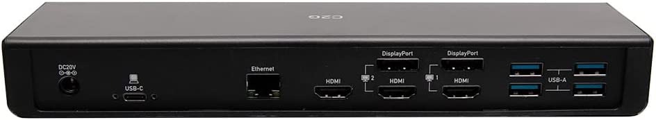 C2g/ cables to go USB-C® Docking Station 12-in-1 Triple Display with HDMI®, DisplayPort™, Ethernet, USB, 3.5mm Audio and Power Delivery up to 85W - 4K 30Hz (TAA Compliant)