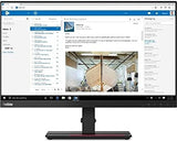 Lenovo ThinkVision P24h-2L 23.8" WQHD WLED LCD Monitor - 16:9 - Raven Black - 24" Class - in-Plane Switching (IPS) Technology - 2560 x 1440-16.7 Million Colors - 300 Nit Typical - 4 ms Ext