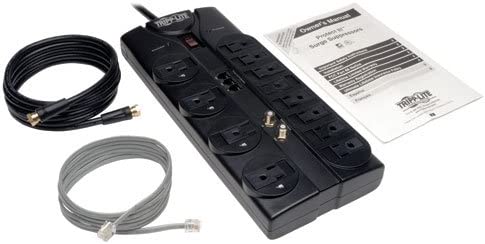 Tripp Lite TLP1208TELTV Protect It! 12-Outlet Surge Protector