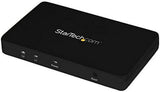 StarTech.com HDMI Splitter 1 In 2 Out - 4k 30Hz - 2 Port - Aluminum - HDMI Multi Port - HDMI Audio Splitter (ST122HD4K)