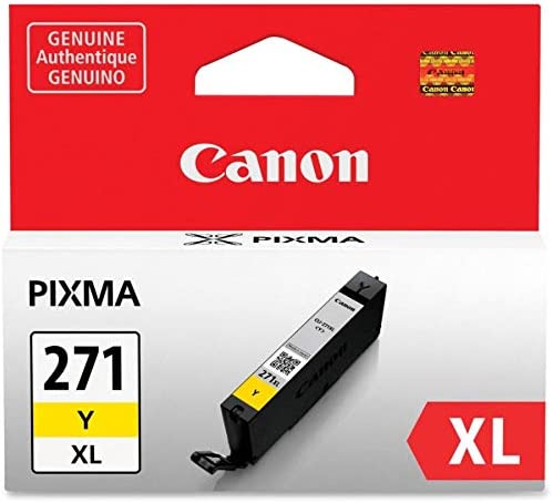 Canon CLI-271XL Yellow Ink Tank Compatible to MG6820, MG6821, MG6822, MG5720, MG5721, MG5722, MG7720, TS5020, TS6020, TS8020, TS9020, Canon CLI-271 XL Yellow, XL Ink Tank Canon CLI-271 XL Yellow XL Ink Tank Ink Tank