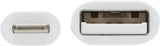 Tripp Lite Safe-IT USB-A to Lightning Charge Cable, Hospital-Grade Protection Cable (M/M), MFi Certified, White, 3.3 Feet / 1 Meter, 2-Year Warranty (M100AB-03M-WH)