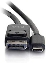 C2g/ cables to go C2G 26901 USB-C to DisplayPort Adapter Cable 4K 30Hz, Black (3 Feet, 0.91 Meters)