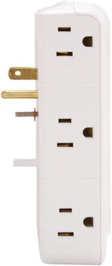 APC Wall Outlet Multi Plug Extender, P6W, (6) AC Multi Plug Outlet, 1080 Joule Surge Protector white Outlets Only