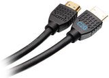 Ortronics inc C2G 50186 Premium 4K High Speed HDMI Cable with Ethernet, 4K 60Hz, Black (15 Feet, 4.57 Meters)