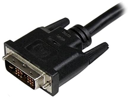 StarTech.com 3 ft DVI-D Single Link Cable - Male to Male DVI-D Digital Video Monitor Cable - DVI-D M/M - Black 3 Feet - 1920x1200 (DVIMM3)
