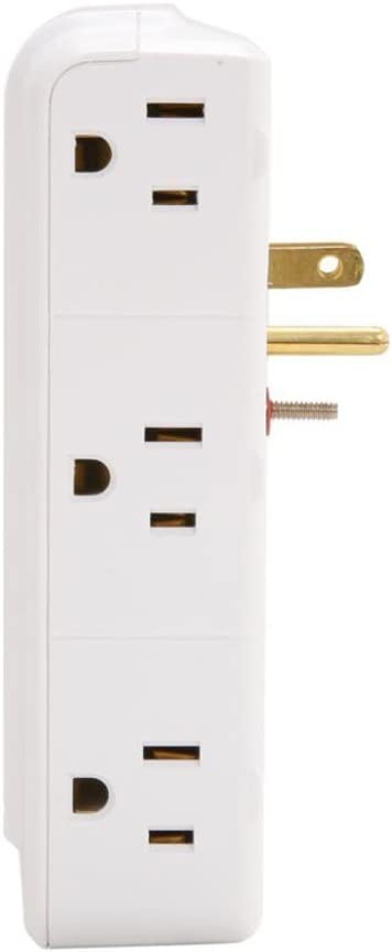 APC Wall Outlet Multi Plug Extender, P6W, (6) AC Multi Plug Outlet, 1080 Joule Surge Protector white Outlets Only