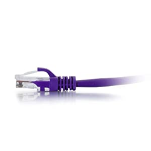 C2g/ cables to go C2G 27805 Cat6 Cable - Snagless Unshielded Ethernet Network Patch Cable, Purple (25 Feet, 7.62 Meters) 25 Feet/ 7.62 Meters Purple