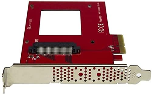 StarTech.fr Adaptateur SSD PCIe M2 - x4 PCIe 3.0 NVMe / AHCI / NGFF / M-Key  - Low Profile et Full Profile - Adaptateur SSD PCI Express M.2