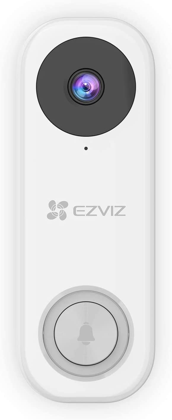 EZVIZ Video Doorbell Camera, 2.4Ghz/5Ghz Wi-Fi 1080P Wired Security Camera with AI-Human Detection, 2-Way Talk, Existing Wiring Required | DB1C Video Doorbell DB1C