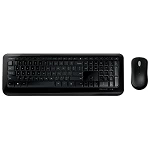 Microsoft Wireless Desktop 850 with AES - Keyboard and Mouse Combo, Multi-Media Combo Keyboard, Ergonomic design, with Bluetooth (French)