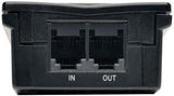 Tripp Lite 6 Outlet Surge Protector Power Strip, Black, 6ft Cord, Tel/Fax/Modem Protection, Right-Angle Plug, $75K INSURANCE (TLP606SSTELB)