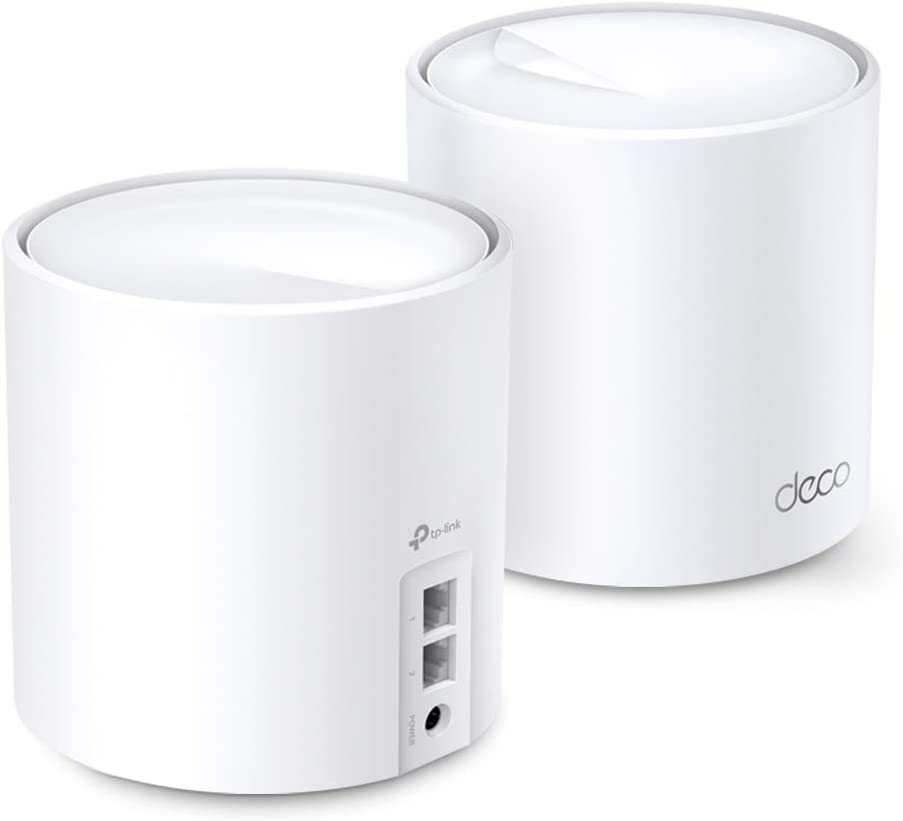 TP-Link Deco WiFi 6 Mesh WiFi System(Deco X20) - Covers up to 4000 Sq.Ft. , Replaces Wireless Internet Routers and Extenders, 2-Pack WiFi 6 Mesh, 2-pack