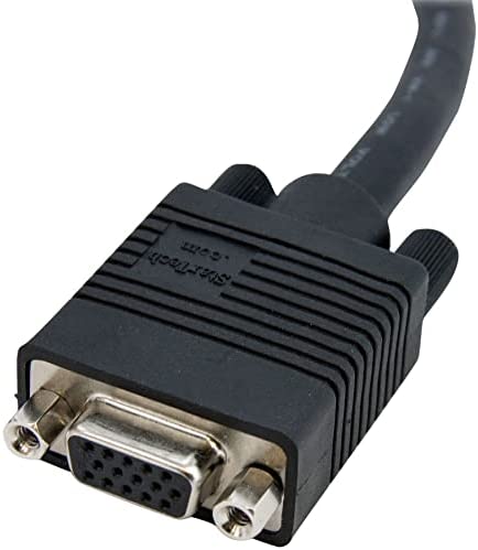 StarTech.com 200 ft Coax High Resolution VGA Monitor Extension Cable - SVGA - Display extender - HD-15 (M) - HD-15 (F) (MXT101HQ_200) Black