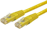 StarTech.com 25ft CAT6 Ethernet Cable - Yellow CAT 6 Gigabit Ethernet Wire -650MHz 100W PoE++ RJ45 UTP Molded Category 6 Network/Patch Cord w/Strain Relief/Fluke Tested UL/TIA Certified (C6PATCH25YL) Yellow 25 ft / 7.6 m 1 Pack