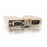 C2g/ cables to go C2G 02712 DB9 M/F Serial RS232 Extension Cable, Beige (10 Feet, 3.04 Meters)