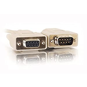 C2g/ cables to go C2G 02712 DB9 M/F Serial RS232 Extension Cable, Beige (10 Feet, 3.04 Meters)