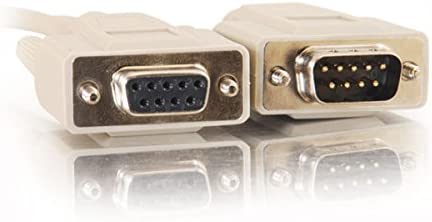 C2g/ cables to go C2G 09453 DB9 M/F Serial RS232 Extension Cable, Beige (50 Feet, 15.24 Meters)