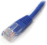 StarTech.com Cat5e Ethernet Cable - 12 ft - Blue - Patch Cable - Molded Cat5e Cable - Network Cable - Ethernet Cord - Cat 5e Cable - 12ft (M45PATCH12BL) 12 ft / 3.5m Blue
